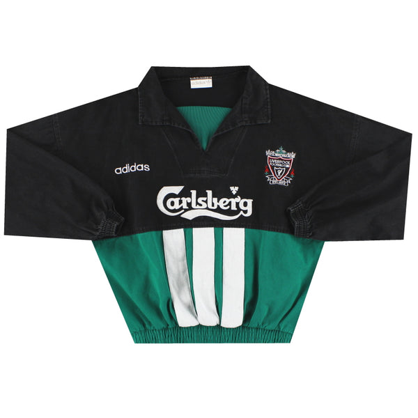 1993-95 Liverpool adidas Drill Top M/L | Vintage Football Shirts