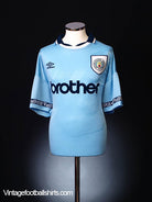 1993-95 Manchester City Home Shirt *BNWT* L Football Shirt