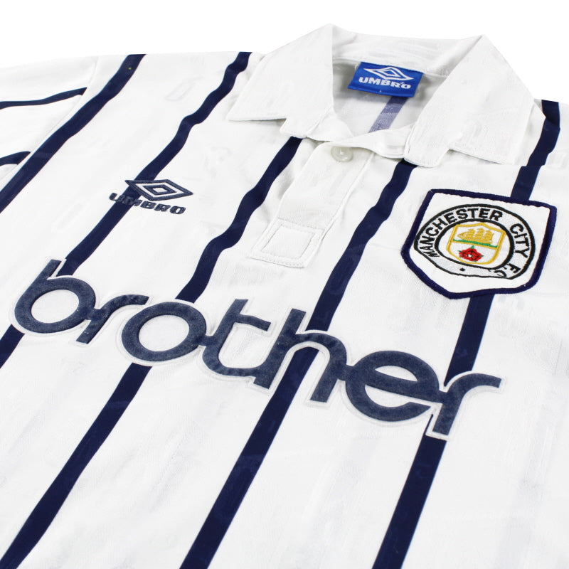 1993-95 Manchester City Umbro Third Shirt L | Vintage Football Shirts