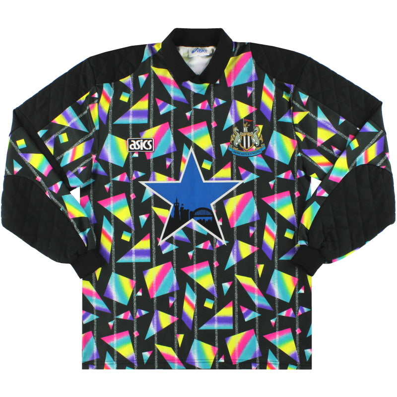 1993-95 Newcastle Asics Goalkeeper Shirt L Football Shirt