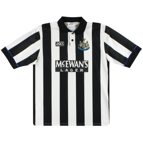 1993-95 Newcastle Asics Home Shirt M | Vintage Football Shirts