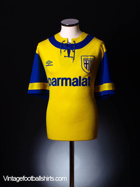 1993-95 Parma Away Shirt *As New* XXL Football Shirt
