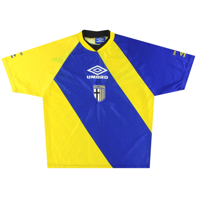 1993-95 Parma Umbro Training Shirt XL | Vintage Football Shirts
