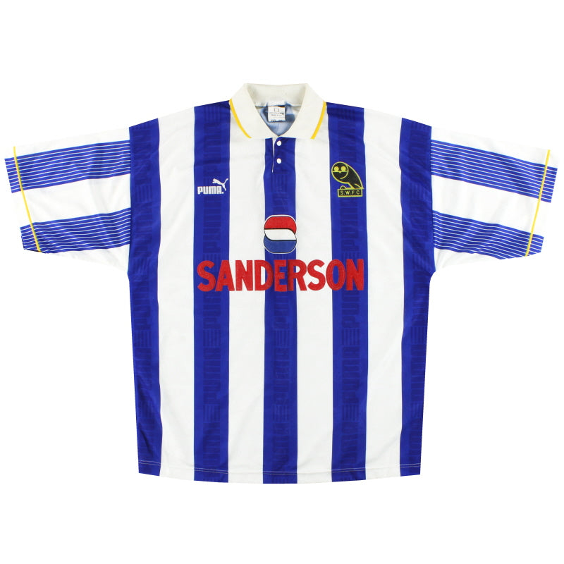 1993-95 Sheffield Wednesday Puma Home Shirt L | Vintage Football