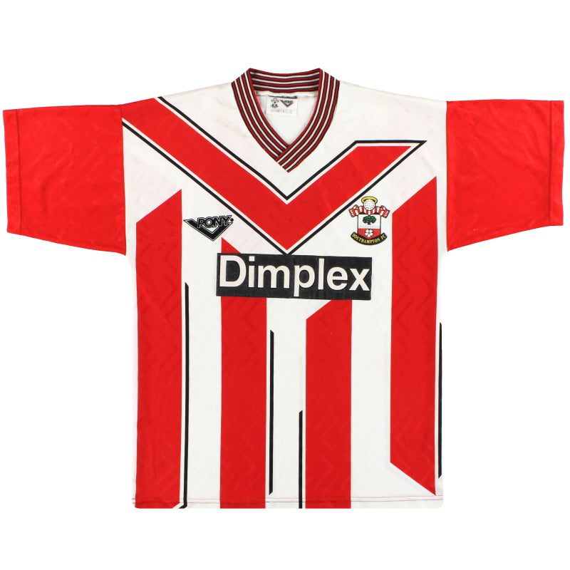 1993-95 Southampton Pony Home Shirt XL | Vintage Football Shirts