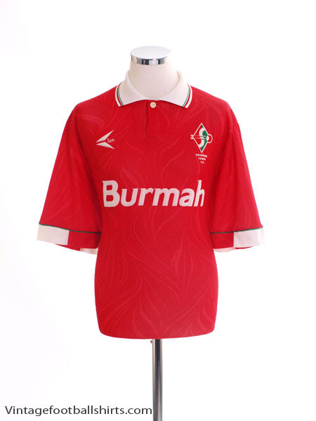 Maillot Swindon Town 1999/2000 Domicile - Joueur ONUORA, Numéro 9, Taille S - Occasion Rare
