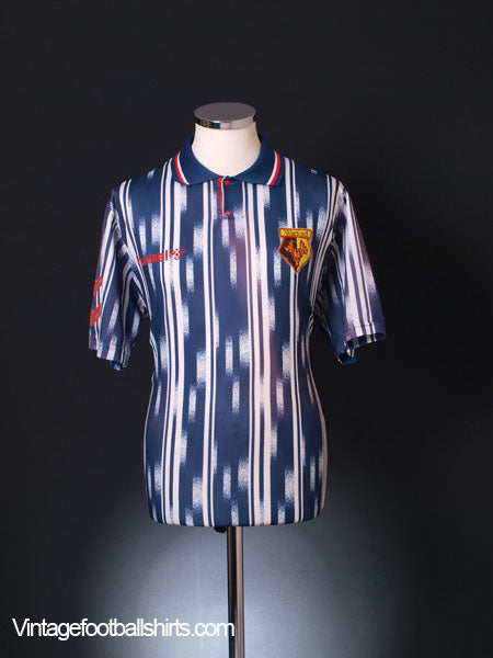 1993-95 Watford Away Shirt XL Football Shirt