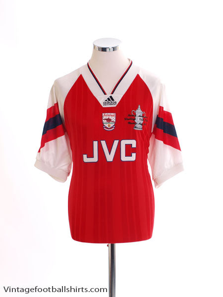 1993 Arsenal 'FA Cup Winners' Home Shirt XL Football Shirt
