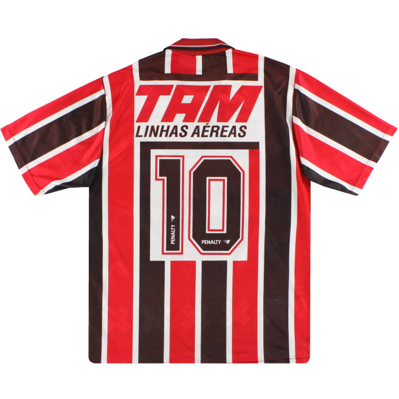 1993 Sao Paulo Away Shirt #10 XL | Vintage Football Shirts
