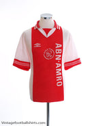 1994-95 Ajax Home Shirt L Football Shirt