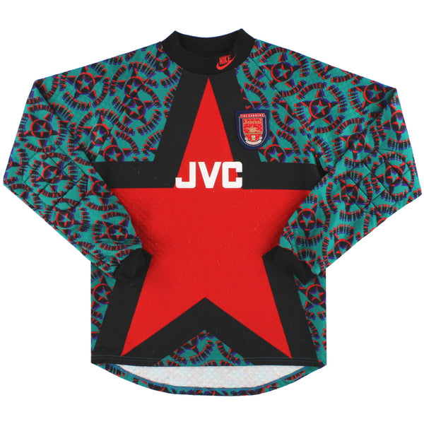 1994-95 Arsenal Nike Goalkeeper Shirt XL.Boys | Vintage Football