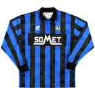 1994-95 Atalanta Player Issue Home Shirt #3 L/S XL Football Shirt