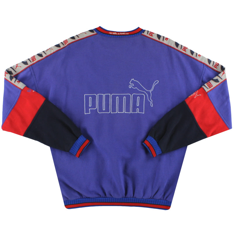 1994-95 Atletico Madrid Puma Sweatshirt L | Vintage Football Shirts