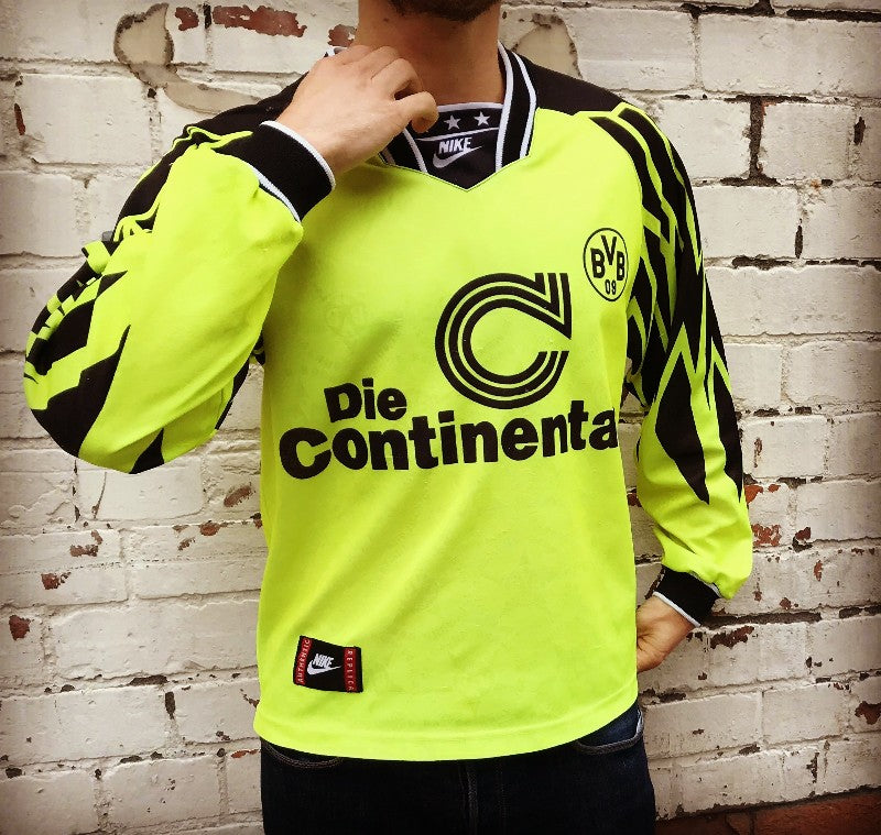 1994-95 Borussia Dortmund Home Shirt L/S S | Vintage Football Shirts