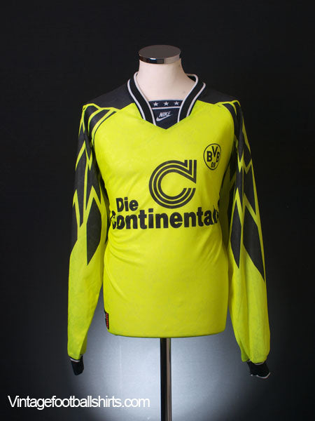 1994-95 Borussia Dortmund Home Shirt L/S XL Football Shirt