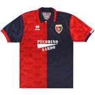 1994-95 Cagliari Errea Home Shirt M Football Shirt