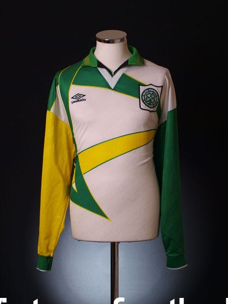 1994-95 Celtic Player Issue Third Shirt L/S XL Football Shirt