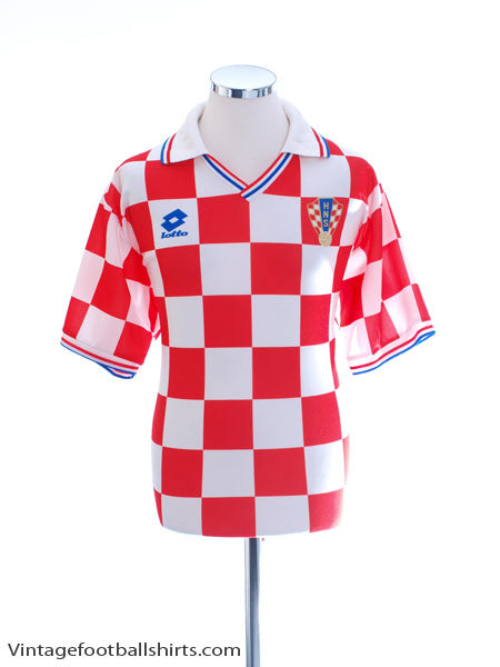1994-95 Croatia Basic Home Shirt XL Football Shirt