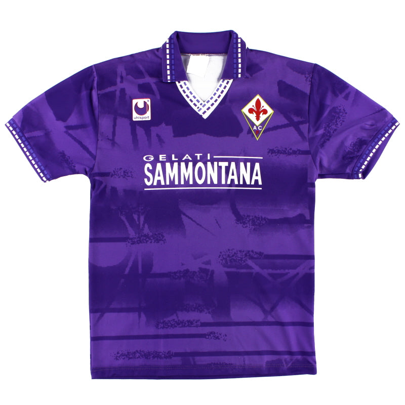 1994-95 Fiorentina Home Shirt L Football Shirt