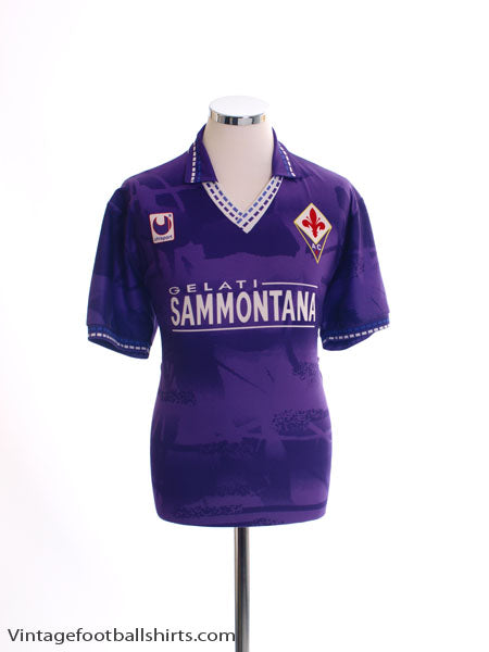 1994-95 Fiorentina Home Shirt M Football Shirt