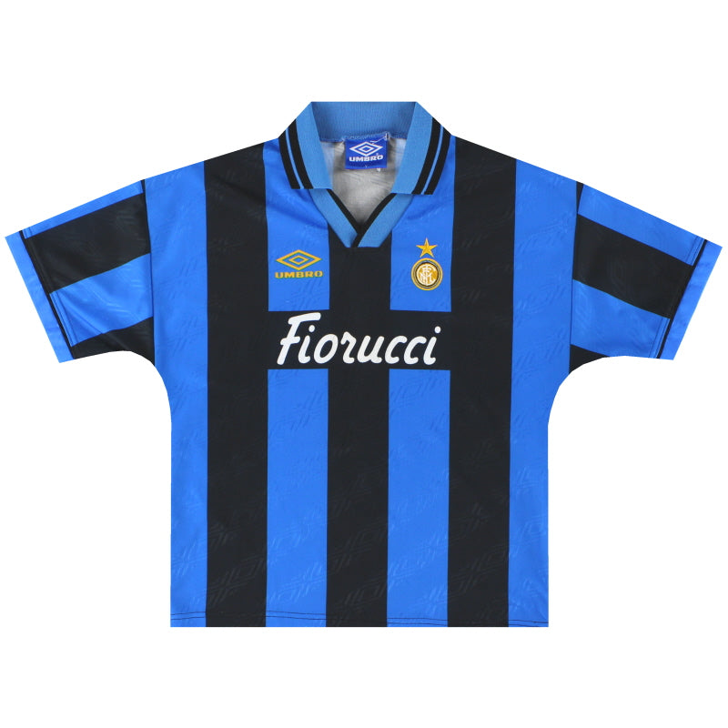 1994-95 Inter Milan Umbro Home Shirt Y | Vintage Football Shirts