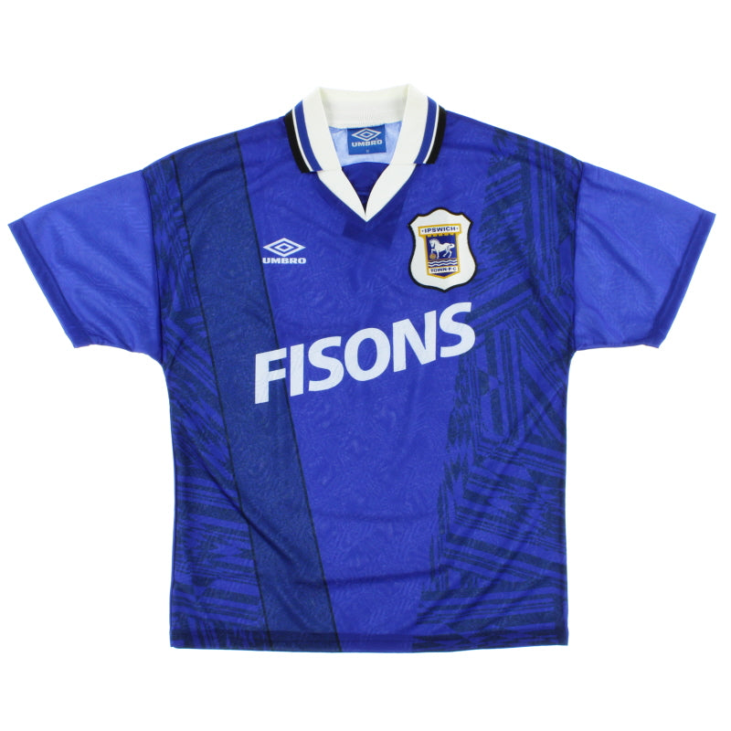 1994-95 Ipswich Home Shirt L Football Shirt