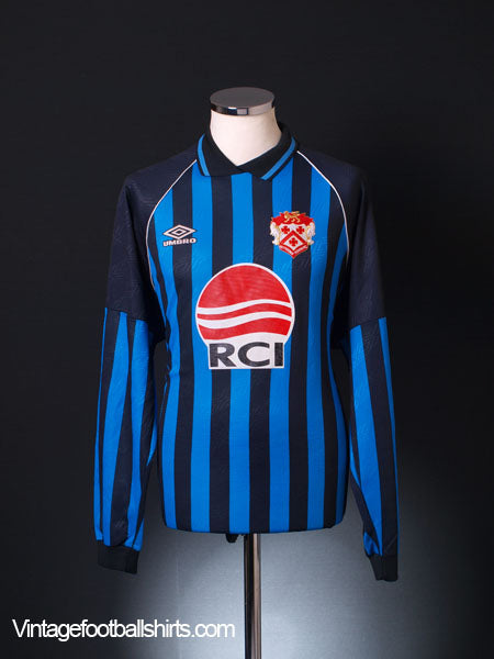 1994-95 Kettering Away Shirt L/S XL Football Shirt