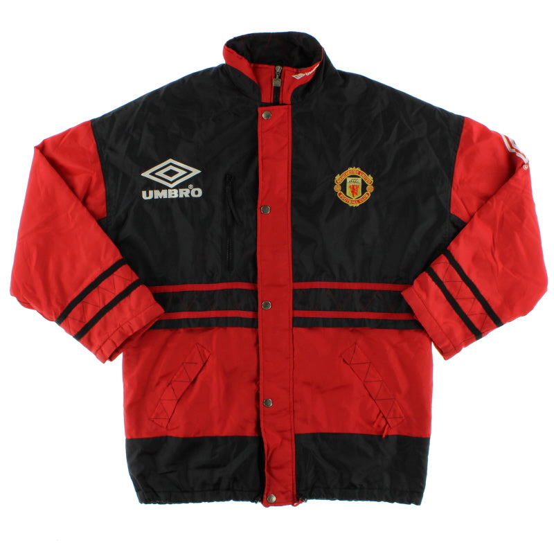1994-95 Manchester United Umbro Bench Coat M Jacket