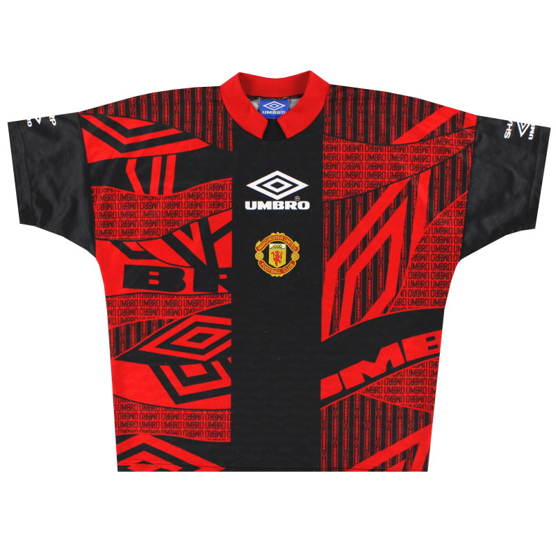 1994-95 Manchester United Umbro Training Shirt L Training Shirt