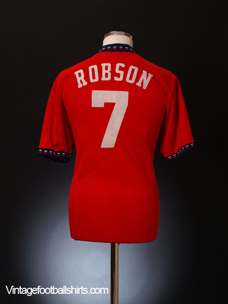 1994-95 Middleborough Home Shirt Robson #7 L Football Shirt