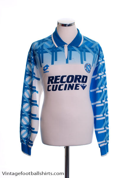 1994 95 Napoli Away Shirt L S L