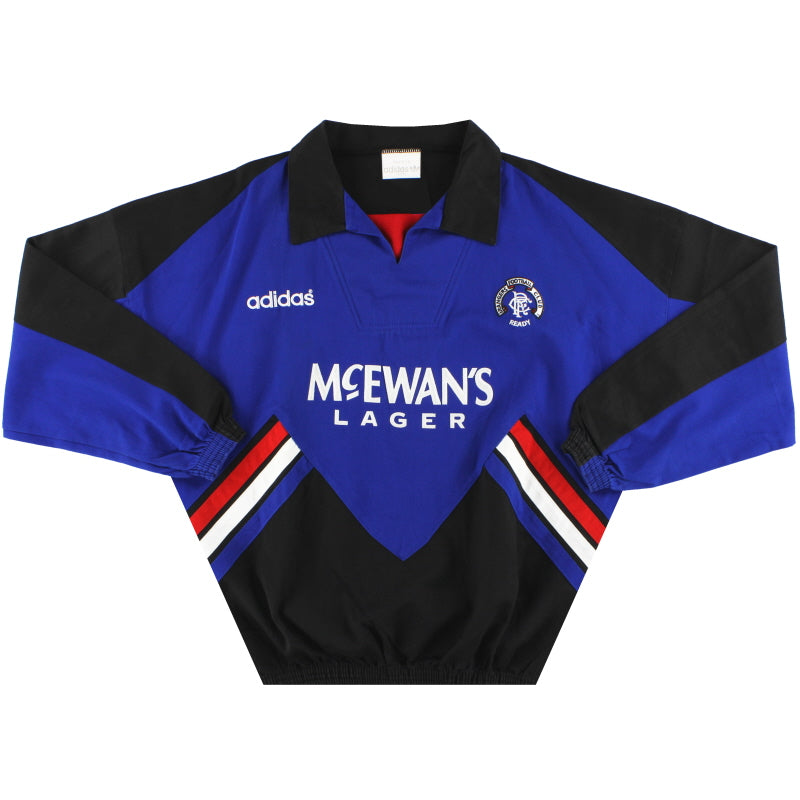 1994-95 Rangers adidas Drill Top *As New* L | Vintage Football Shirts