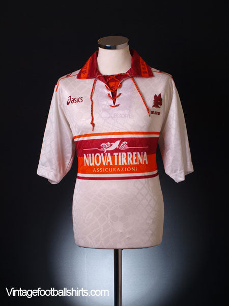 1994-95 Roma Away Shirt L Football Shirt