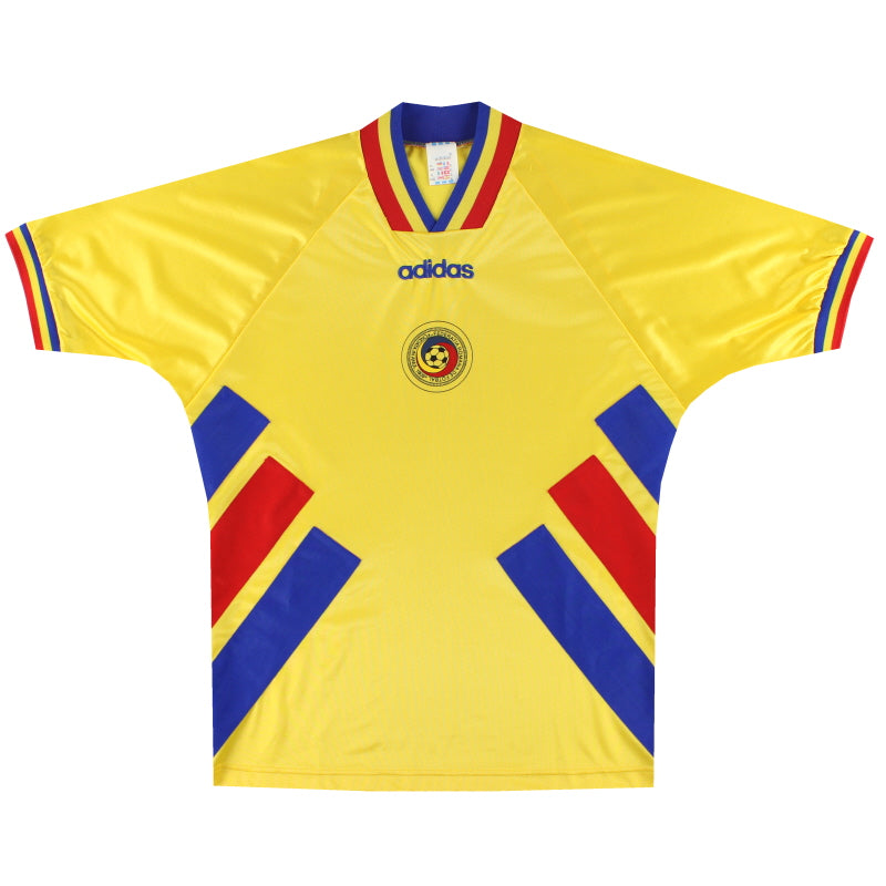 1994-95 Romania adidas Home Shirt XL | Vintage Football Shirts