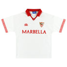 1994-95 Sevilla Umbro Home Shirt *Mint* M Football Shirt