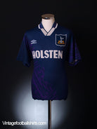 1994-95 Tottenham Away Shirt L Football Shirt