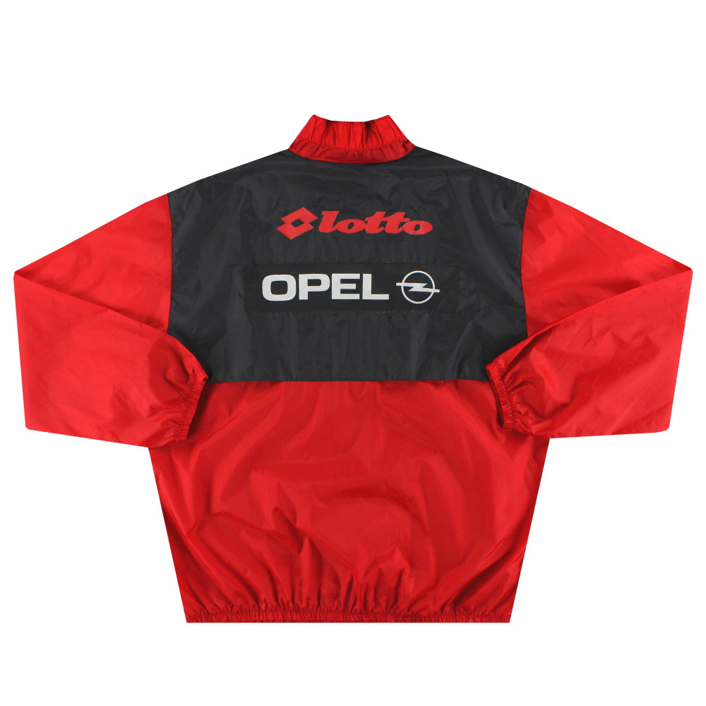 1994-95 AC Milan Lotto 1/2 Zip Windbreaker XL | Vintage Football