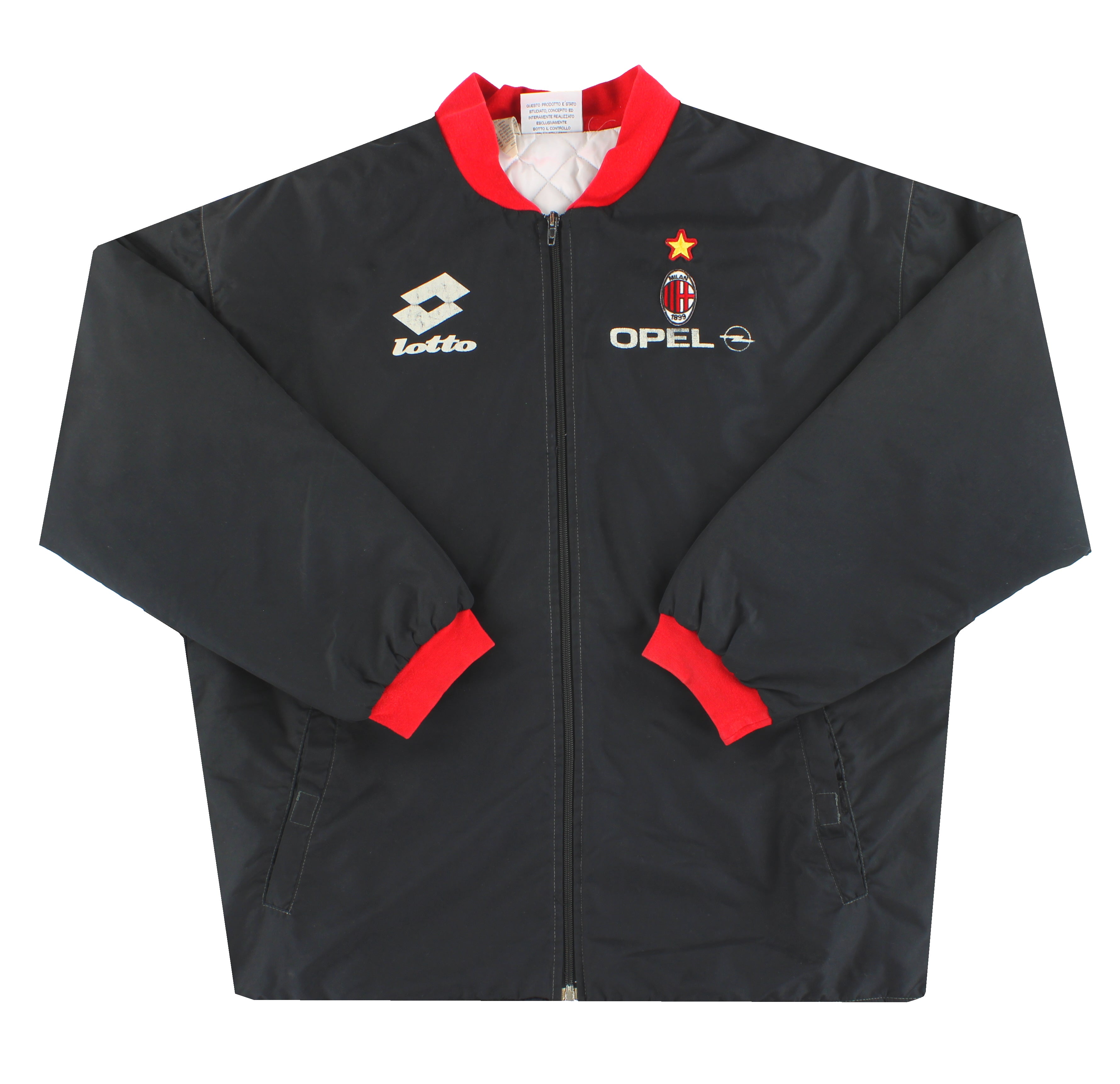 1994-95 AC Milan Lotto Bomber Jacket XL