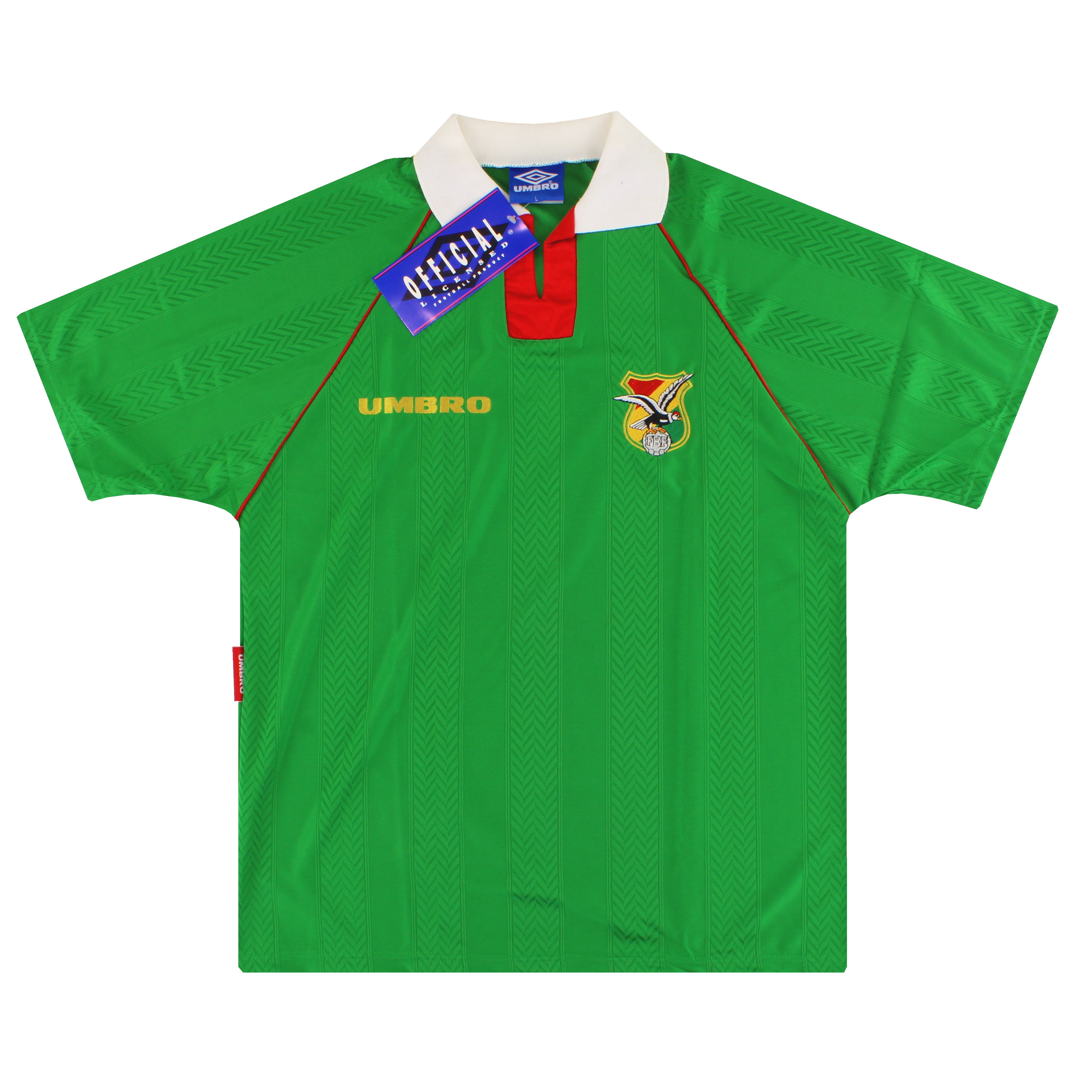 1994-95 Bolivia Umbro Home Shirt *w/tags* L | Vintage Football Shirts