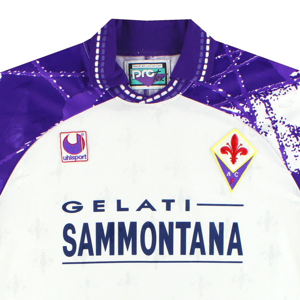 1994-95 Fiorentina Uhlsport Away Shirt L | Vintage Football Shirts