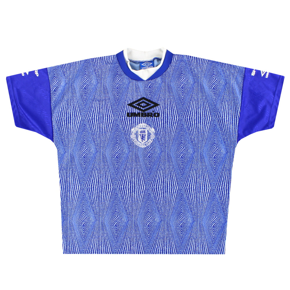 1994-95 Manchester United Umbro Training Shirt *Mint* XL | Vintage