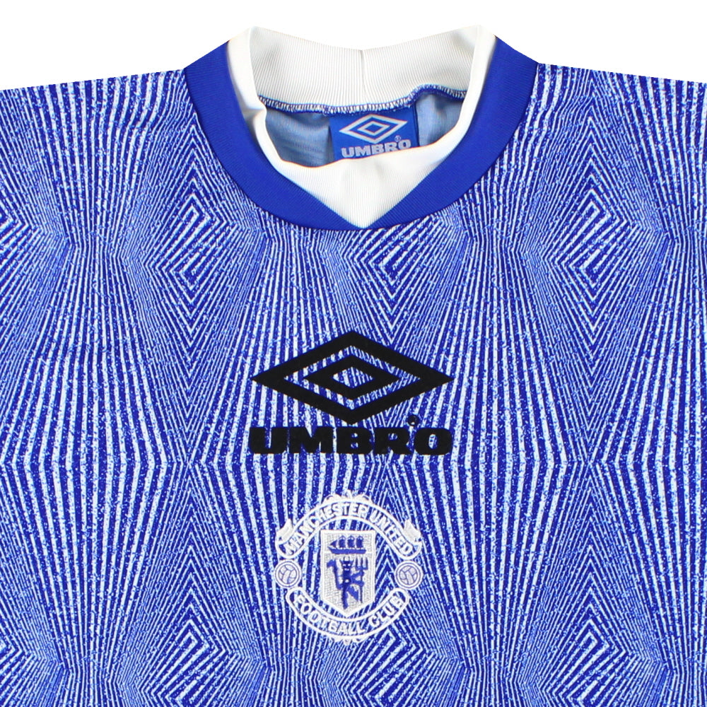 1994-95 Manchester United Umbro Training Shirt *Mint* XL | Vintage