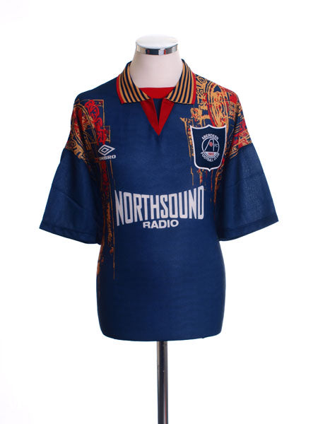 1994-96 Aberdeen Away Shirt M Football Shirt