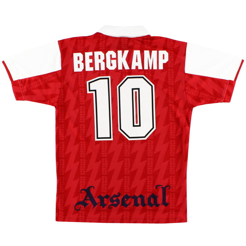 1994-96 Arsenal Home Shirt Bergkamp #10 M Football Shirt