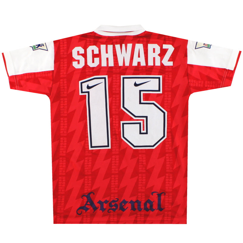 1994-96 Arsenal Nike Home Shirt Shwarz #15 XL.Boys | Vintage