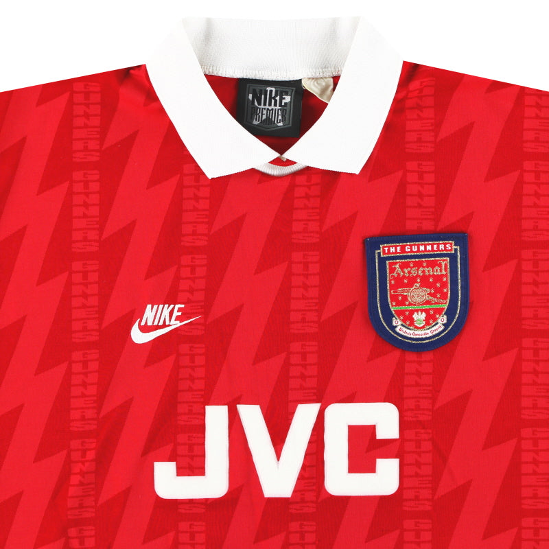 アーセナル1994/96 ベルカンプNIKE サッカーユニフォームarsenal 1994-96 Arsenal Nike Home Shirt *w/tags* XL | Vintage Football Shirts