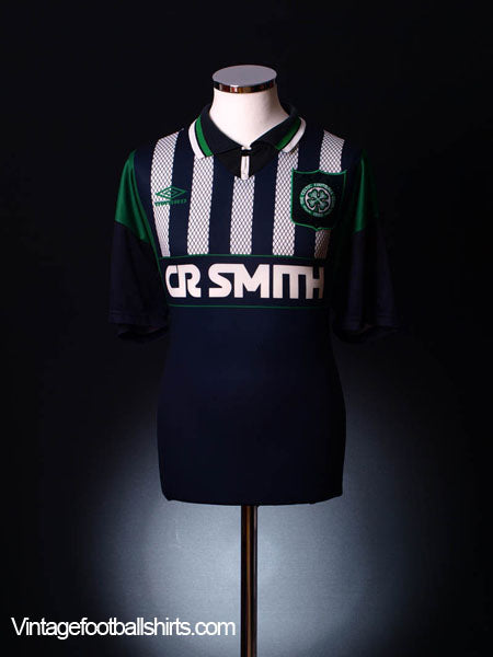 1994-96 Celtic Away Shirt L Football Shirt