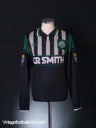 1994-96 Celtic Match Issue Away Shirt #9 (Hooijdonk) L/S XL Football Shirt