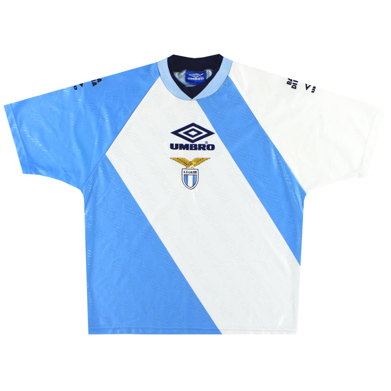 1994-96 Lazio Umbro Trainng Shirt *Mint* L Football Shirt