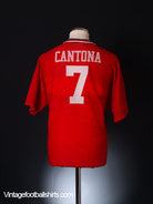 1994-96 Manchester United Home Shirt Cantona #7 L Football Shirt